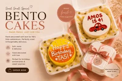 Bento Cake- 9.5cm